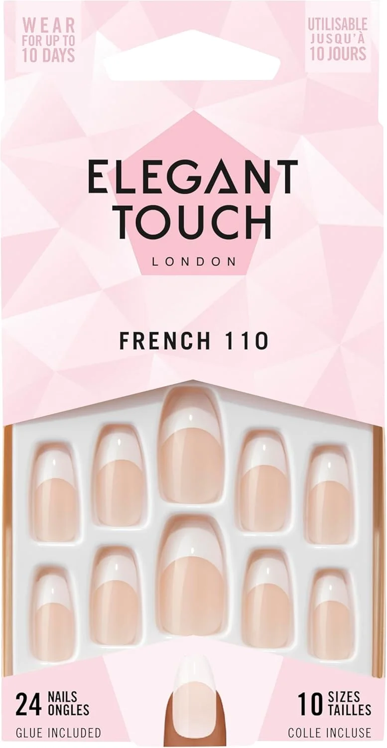 ناخن های فرنچ تاچ ظریف مدل 110