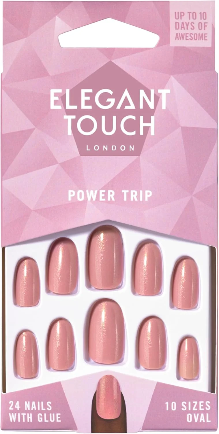 ناخن مصنوعی لاک دار Elegant Touch، Power Trip