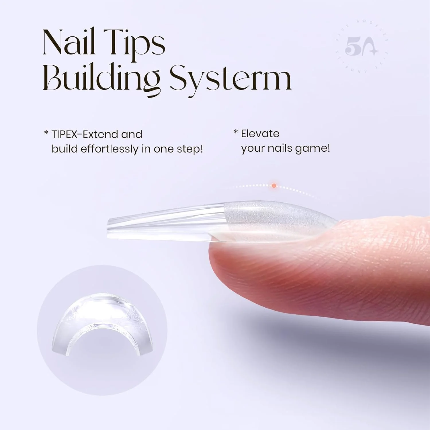 تیپ های ناخن فوری Apex Tipex، ناخن های ژلی پوشش کامل بلند تابوتی، ناخن های اکریلیک ضخیم تر، ناخن های فشاری از پیش حکاکی شده شفاف و سخت، ناخن های مصنوعی مات زیرین برای ناخن های صاف