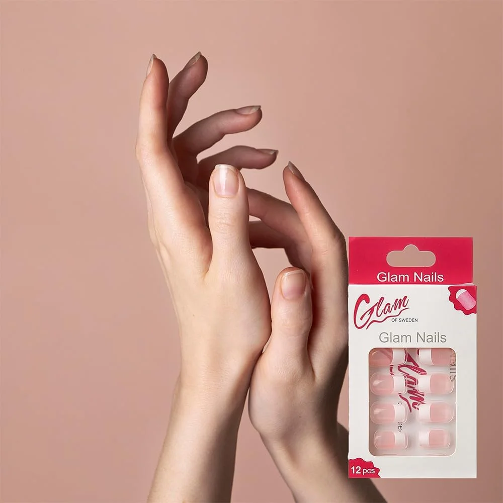 ناخن مصنوعی فرنچ مانیکور گلام آف سوئد، سایز واحد