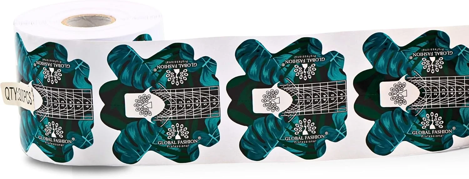 فرمر کاشت ناخن طلایی گلوبال فشن 300 عددی - بادوام، انعطاف پذیر، و استفاده آسان (GF01)