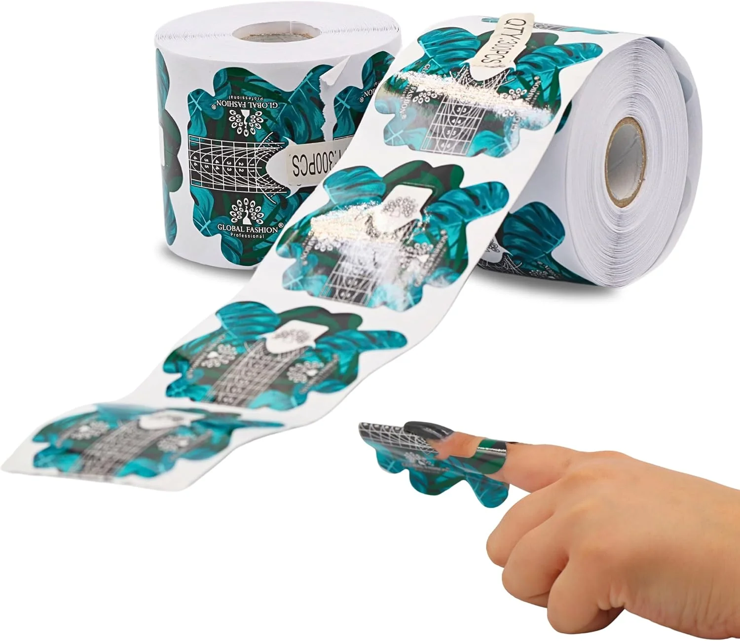 فرمر کاشت ناخن طلایی گلوبال فشن 300 عددی - بادوام، انعطاف پذیر، و استفاده آسان (GF01)