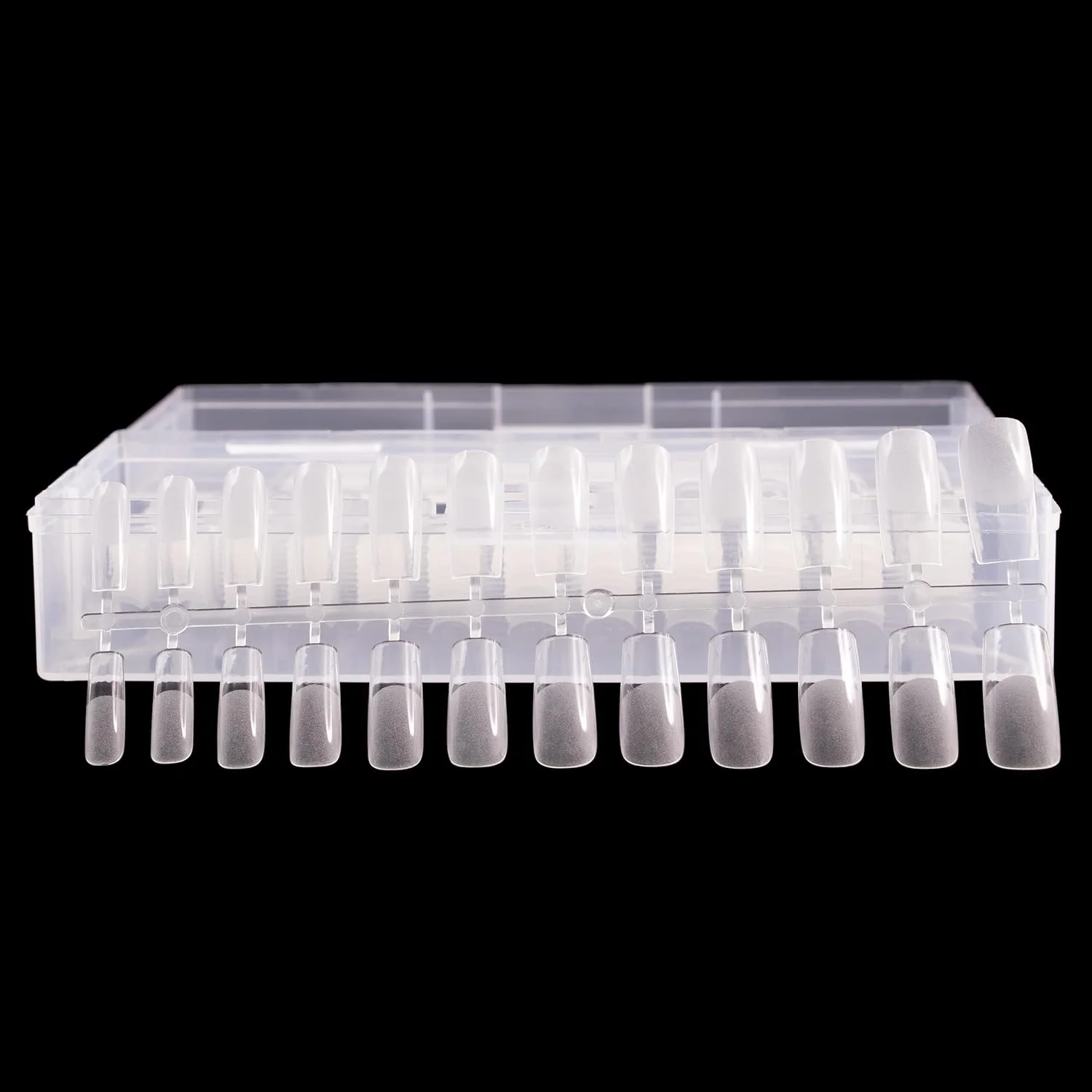 تیپ های ژل چند شکلی حرفه ای گلوبال فشن | 504 عدد | اکستنشن ناخن با ماندگاری طولانی و ظاهری طبیعی | (مربع)