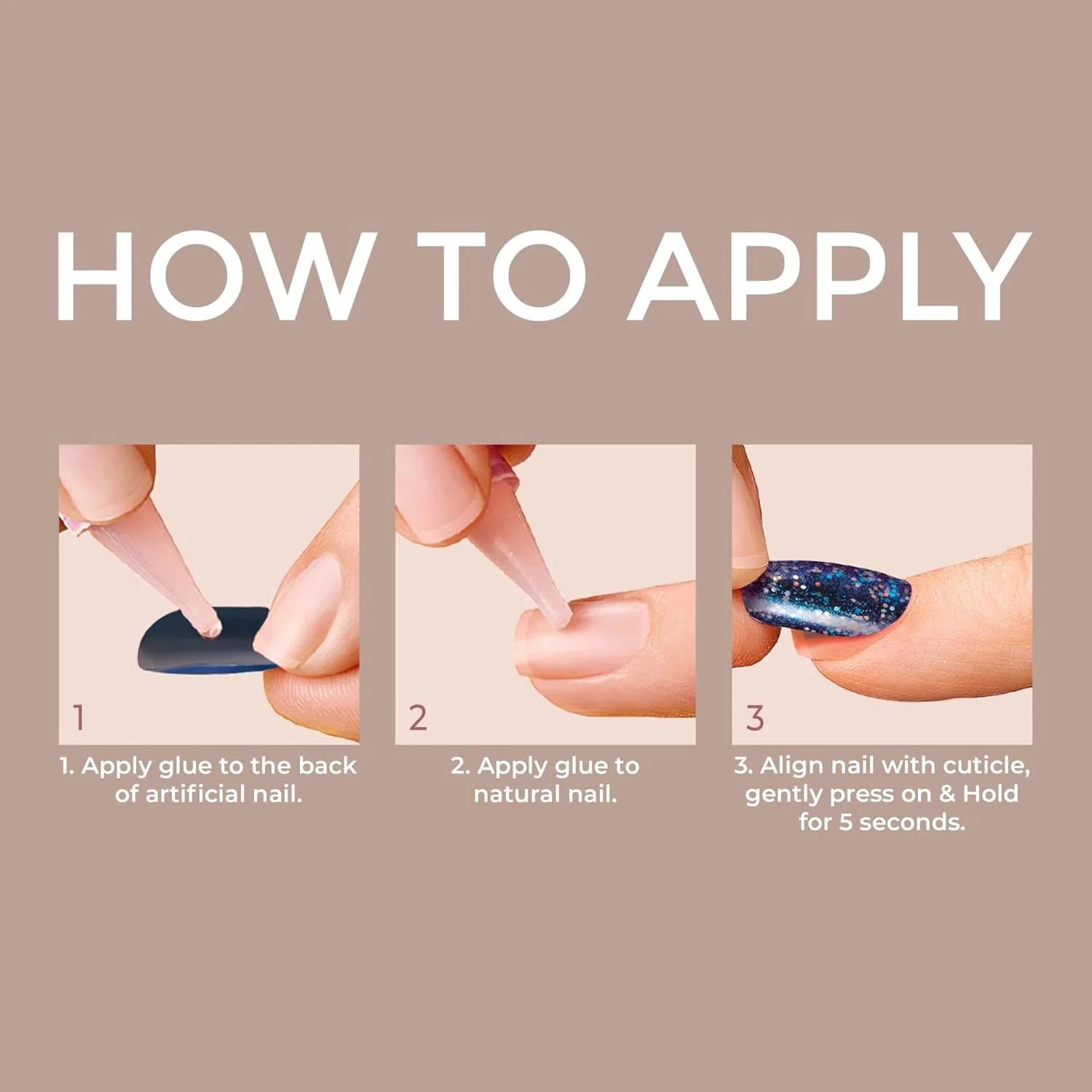 ناخن های مصنوعی ژلی مدل Fantasy Sculpted Nails، Kgfs01C