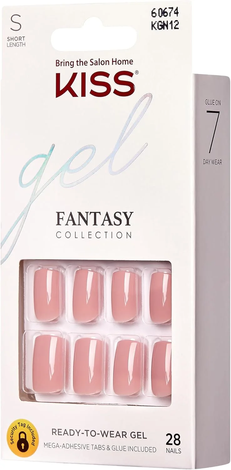 ناخن مصنوعی ژلی فانتزی کوتاه مدل KGN12، صورتی، 28 عددی ناخن مصنوعی ژلی فانتزی کوتاه مدل KGN12، صورتی، 28 عددی