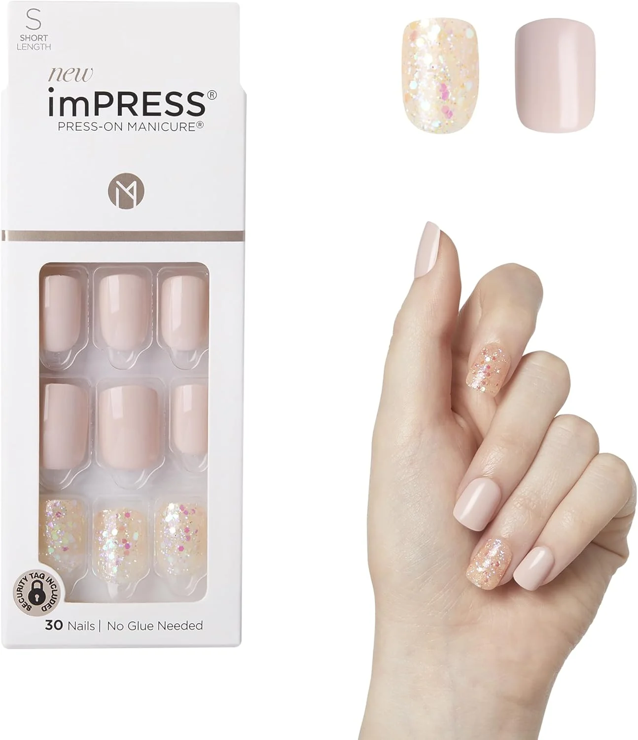 کیت ناخن مصنوعی چسبی ایمپرس کیس، دوروتی، رنگ بدن کیت ناخن مصنوعی چسبی ایمپرس کیس، دوروتی، رنگ بدن