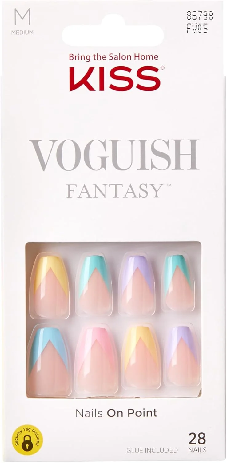 ست ناخن مصنوعی فانتزی KISS مدل Disco Ball، به همراه سوهان، چسب ناخن و 28 ناخن چسبی ضد لک ست ناخن مصنوعی فانتزی KISS مدل Disco Ball، به همراه سوهان، چسب ناخن و 28 ناخن چسبی ضد لک