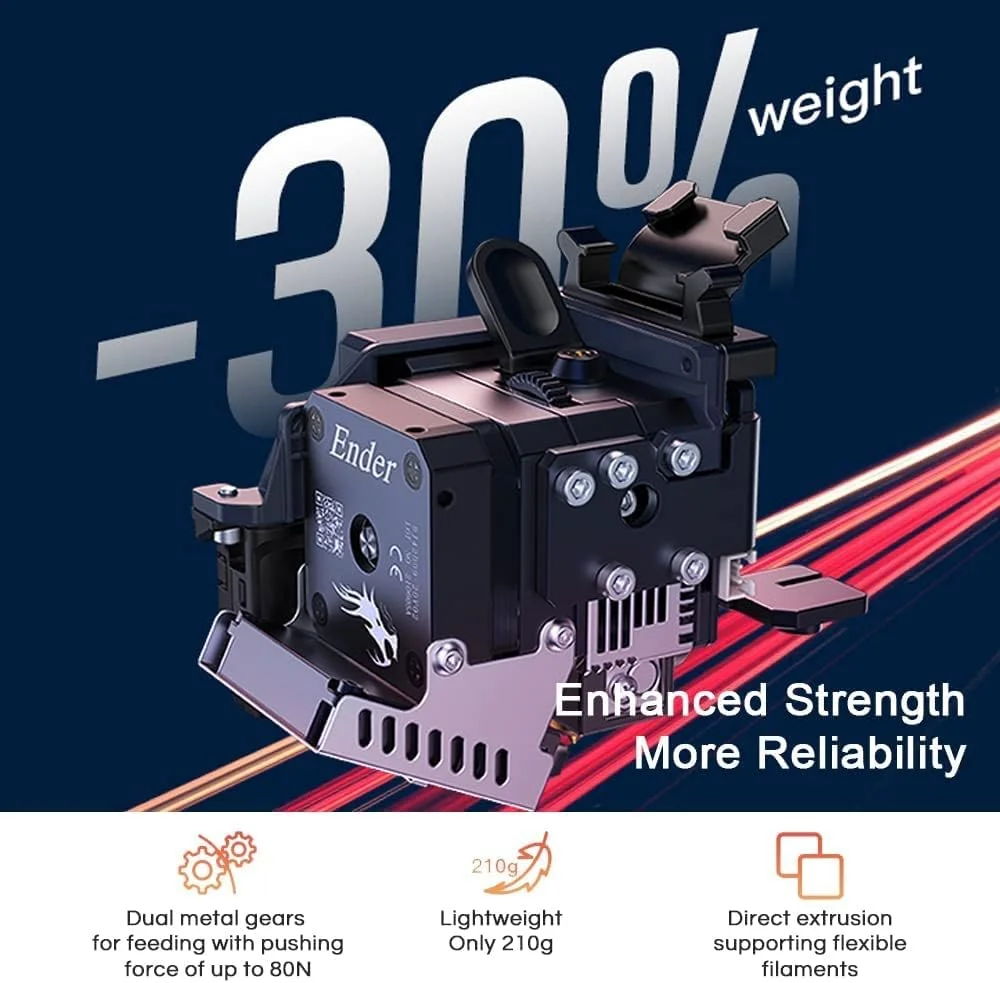 پرینتر سه بعدی 3IDEA مدل Ender-3 S1 با اکسترودر دایرکت درایو | دارای CR Touch Auto Leveling، دقت بالا، پیچ دوگانه محور Z و برد سایلنت | سایز چاپ 8.6'*8.6''*10.6' | نسخه ارتقا یافته Ender 3 V2 پرینتر سه بعدی 3IDEA مدل Ender-3 S1 با اکسترودر دایرکت درایو | دارای CR Touch Auto Leveling، دقت بالا، پیچ دوگانه محور Z و برد سایلنت | سایز چاپ 8.6'*8.6''*10.6' | نسخه ارتقا یافته Ender 3 V2