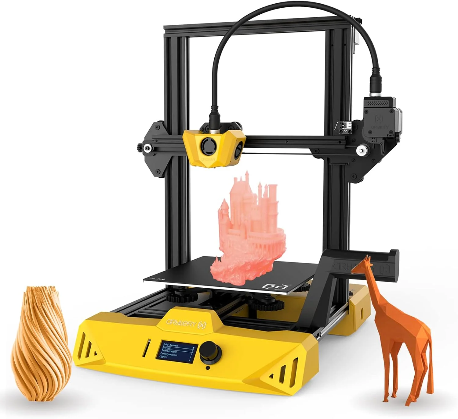 پرینتر سه بعدی Fawoonu Hornet با دقت بالا، 95% از پیش مونتاژ شده، ابعاد ساخت 220x220x250mm، چاپ بی صدا با اکسترودر درایو از راه دور، سازگار با PLA/ABS/PETG/TPU/Wood پرینتر سه بعدی Fawoonu Hornet با دقت بالا، 95% از پیش مونتاژ شده، ابعاد ساخت 220x220x250mm، چاپ بی صدا با اکسترودر درایو از راه دور، سازگار با PLA/ABS/PETG/TPU/Wood