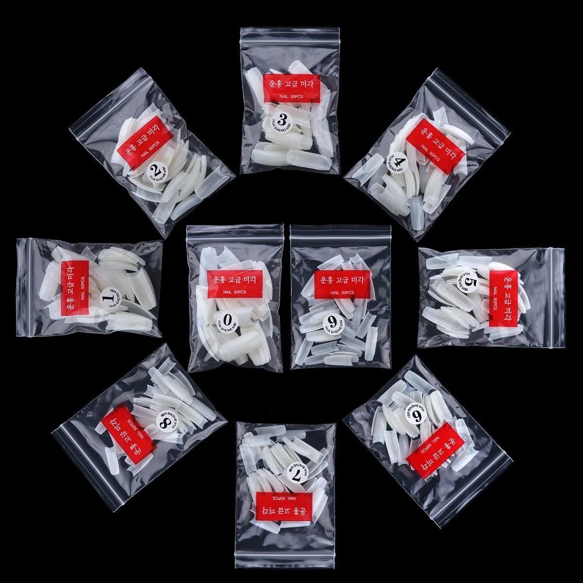 ماکارت 500 عدد تیپ ناخن مصنوعی فرنچ، ناخن های اکریلیک طبیعی، 10 سایز برای سالن های ناخن و هنر ناخن DIY خانگی A-06 ماکارت 500 عدد تیپ ناخن مصنوعی فرنچ، ناخن های اکریلیک طبیعی، 10 سایز برای سالن های ناخن و هنر ناخن DIY خانگی A-06