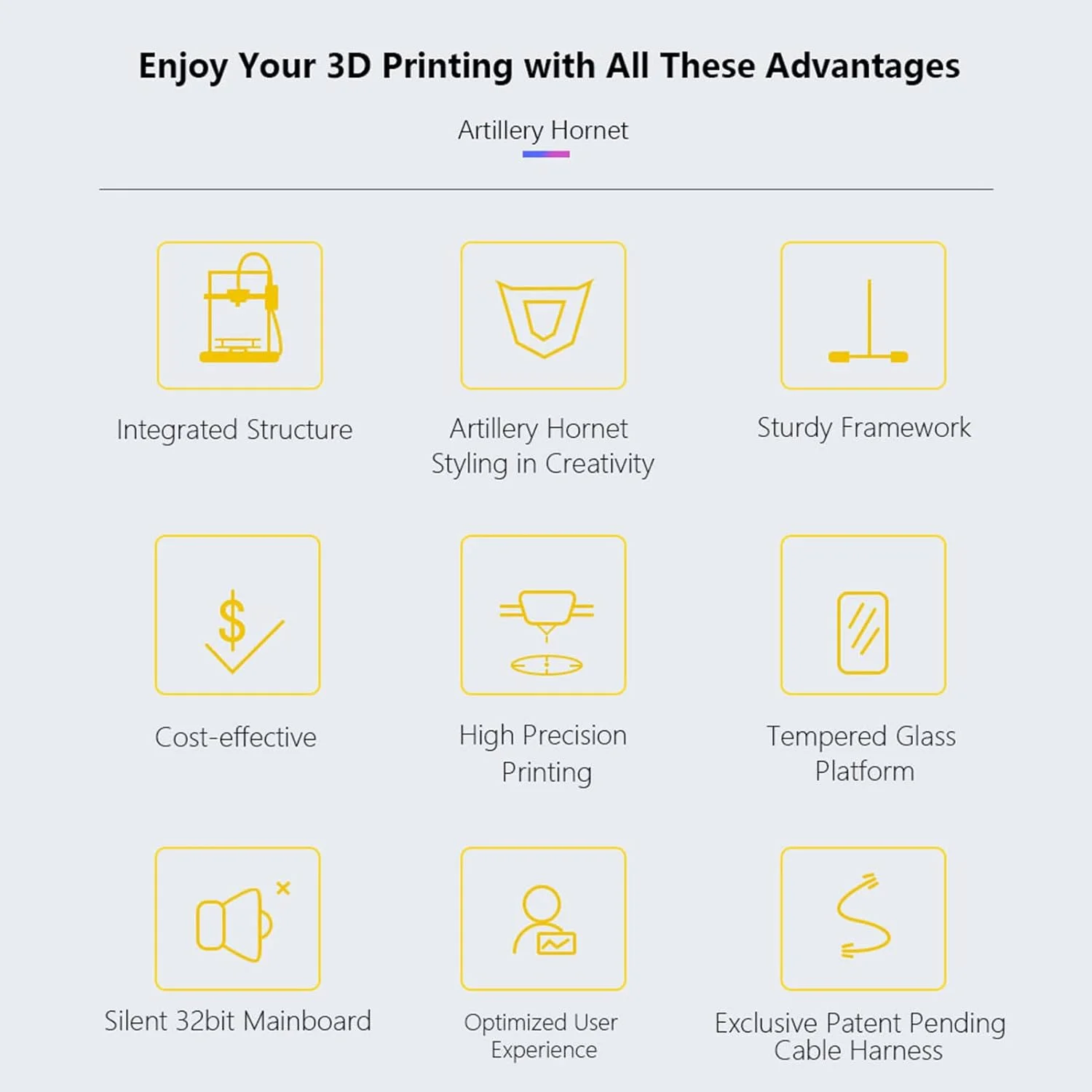 پرینتر سه بعدی Fawoonu Hornet با دقت بالا، 95% از پیش مونتاژ شده، ابعاد ساخت 220x220x250mm، چاپ بی صدا با اکسترودر درایو از راه دور، سازگار با PLA/ABS/PETG/TPU/Wood پرینتر سه بعدی Fawoonu Hornet با دقت بالا، 95% از پیش مونتاژ شده، ابعاد ساخت 220x220x250mm، چاپ بی صدا با اکسترودر درایو از راه دور، سازگار با PLA/ABS/PETG/TPU/Wood