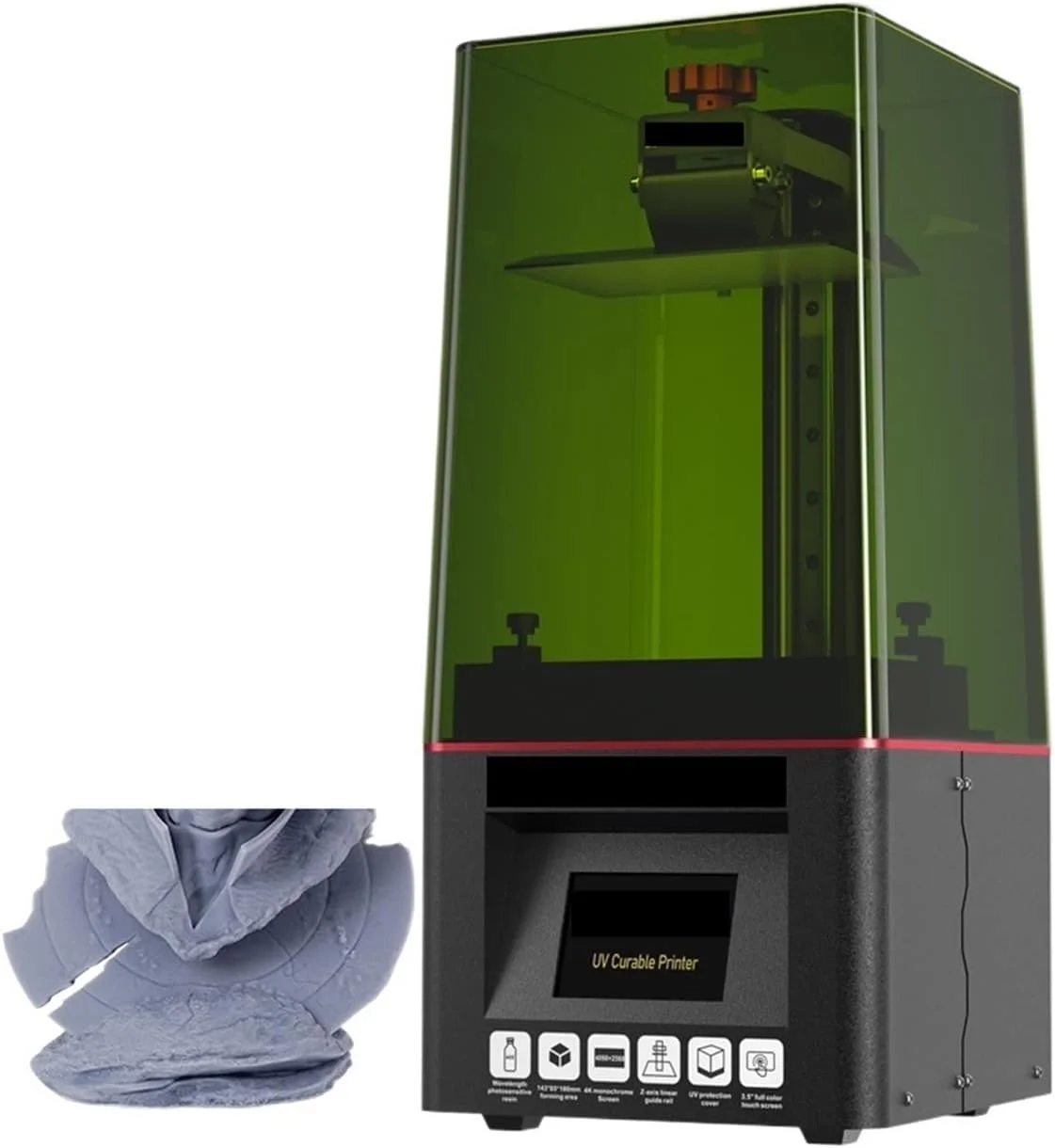 پرینتر سه بعدی LCD مدل KP6 PLUS با صفحه نمایش 6.6 اینچی 4K مونوکروم SLA UV رزینی، پرینت سه بعدی با سرعت بالا KP6 PLUS SLA، تراز اتوماتیک، بدون صدا (رنگ: KP6 PLUS) پرینتر سه بعدی LCD مدل KP6 PLUS با صفحه نمایش 6.6 اینچی 4K مونوکروم SLA UV رزینی، پرینت سه بعدی با سرعت بالا KP6 PLUS SLA، تراز اتوماتیک، بدون صدا (رنگ: KP6 PLUS)