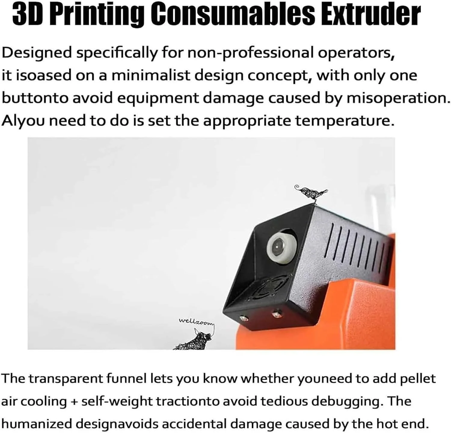 دستگاه اکسترودر فیلامنت پرینتر سه بعدی، دستگاه های سیم پیچی رومیزی پرینت سه بعدی، ابزار سیم پیچ 200mm/min~600mm/min، دستگاه بازیافت فیلامنت، برای دفتر، کارخانه، کارگاه (اکسترودر) دستگاه اکسترودر فیلامنت پرینتر سه بعدی، دستگاه های سیم پیچی رومیزی پرینت سه بعدی، ابزار سیم پیچ 200mm/min~600mm/min، دستگاه بازیافت فیلامنت، برای دفتر، کارخانه، کارگاه (اکسترودر)