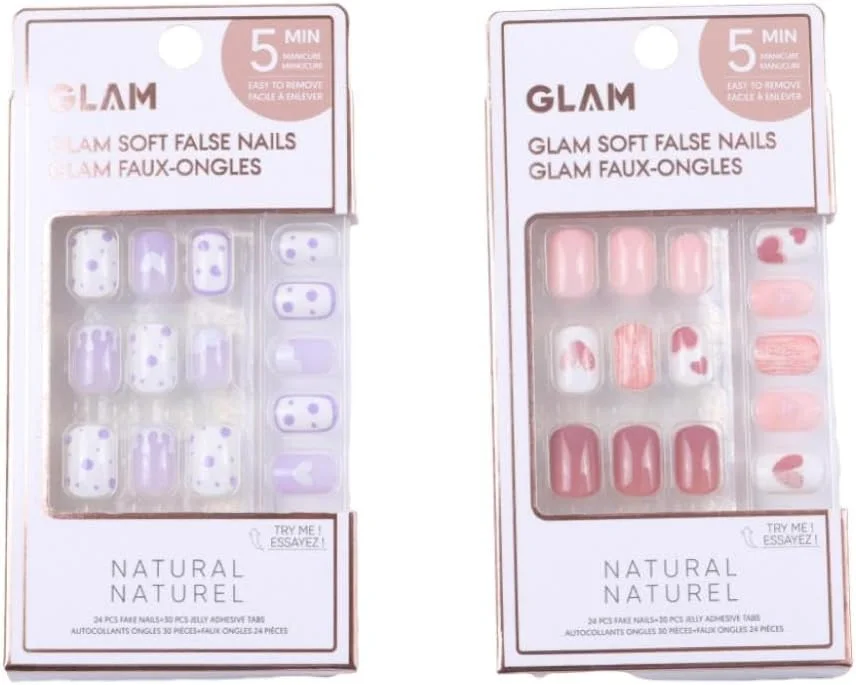 ناخن مصنوعی نرم مینیسو مدل گلام (09) ناخن مصنوعی نرم مینیسو مدل گلام (09)