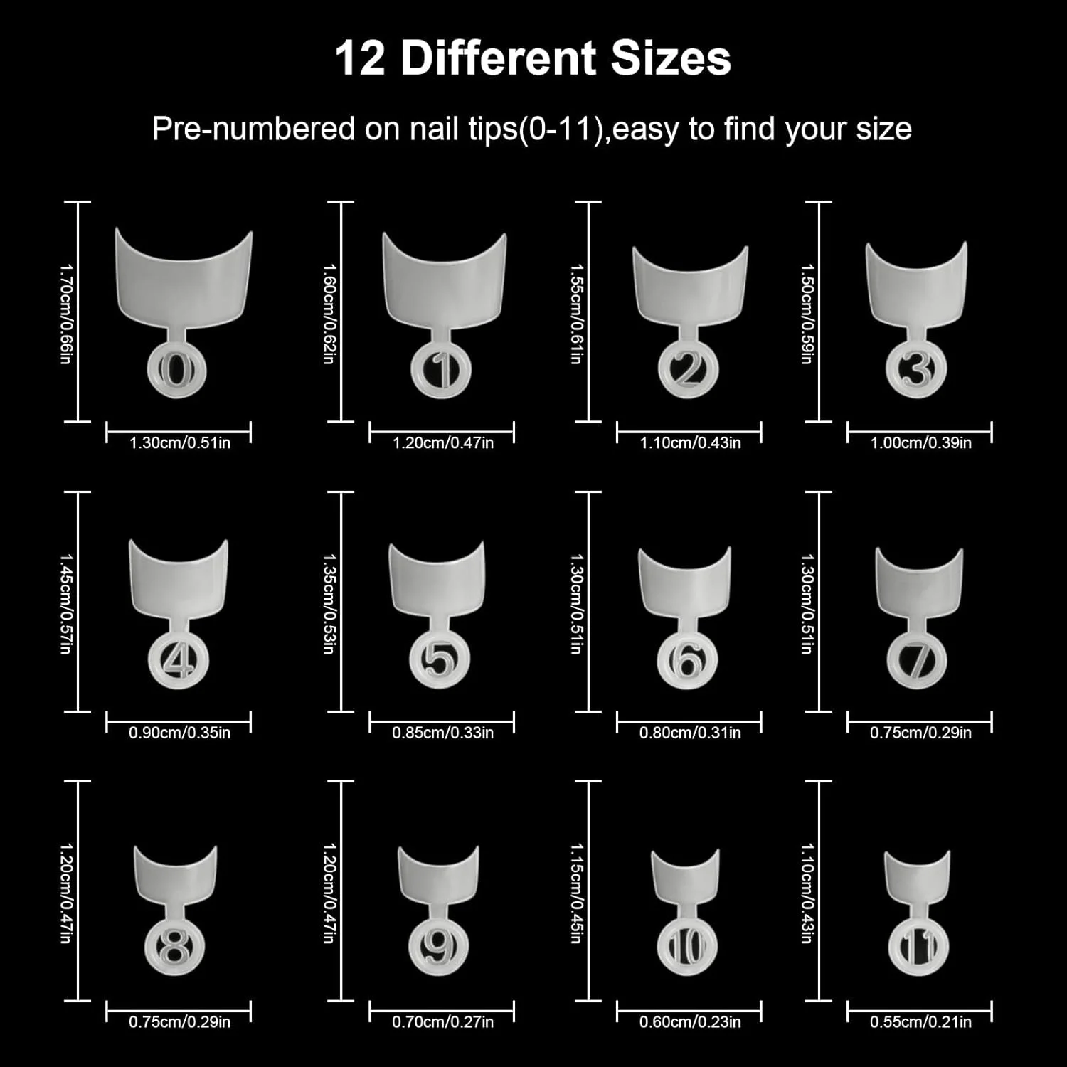 MAKINGTEC 600 عدد ناخن مصنوعی کوتاه فرانسوی، تیپ ناخن نیمه پوشش، ناخن انگشت اکریلیک کوتاه سفید 12 سایز با جعبه برای سالن های هنری ناخن و DIY خانگی (فرانسوی) MAKINGTEC 600 عدد ناخن مصنوعی کوتاه فرانسوی، تیپ ناخن نیمه پوشش، ناخن انگشت اکریلیک کوتاه سفید 12 سایز با جعبه برای سالن های هنری ناخن و DIY خانگی (فرانسوی)