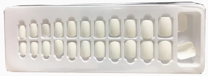 24 عدد ناخن مصنوعی، ناخن های چسبی، ناخن های مصنوعی کوتاه، پوشش کامل، سفید طبیعی 24 عدد ناخن مصنوعی، ناخن های چسبی، ناخن های مصنوعی کوتاه، پوشش کامل، سفید طبیعی