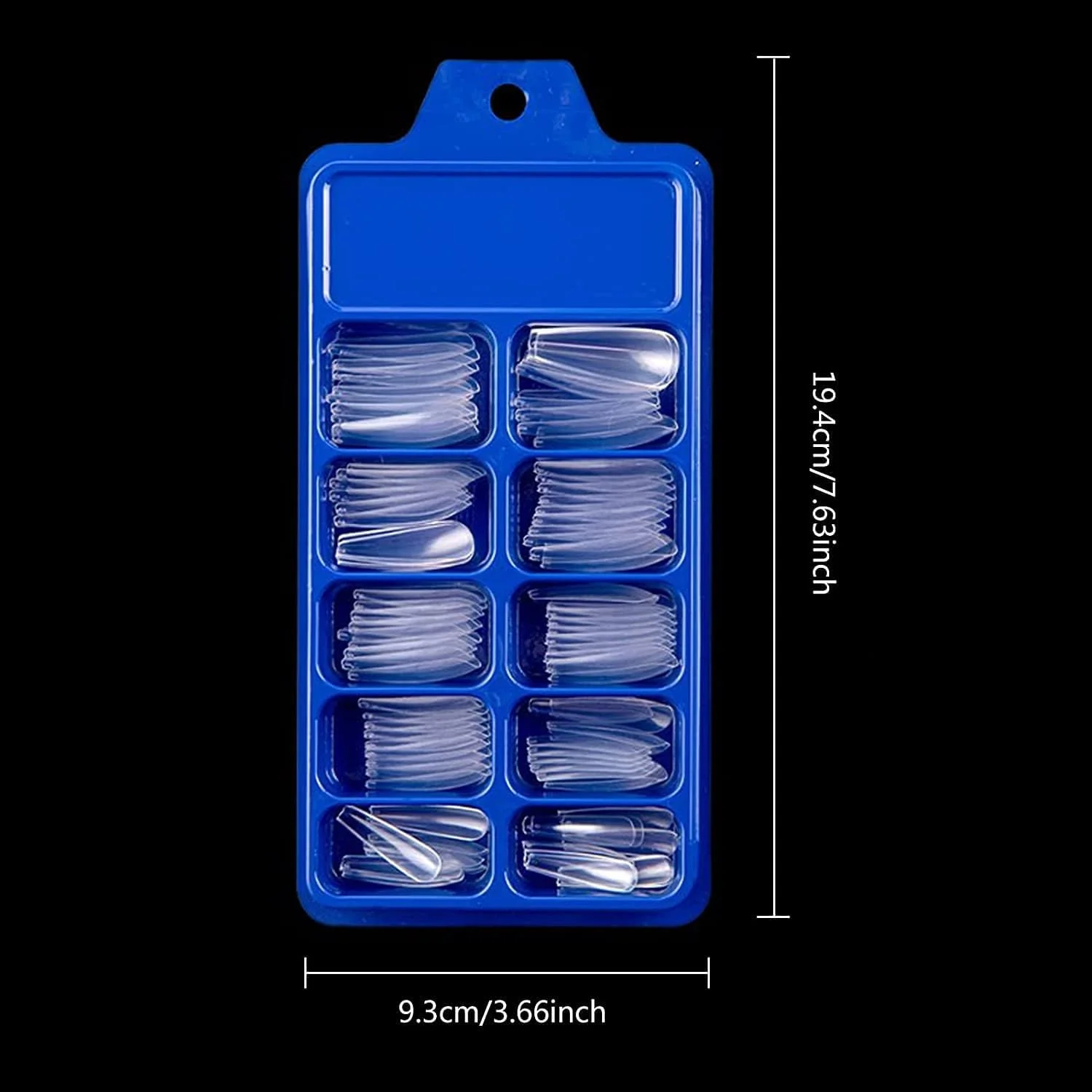 نکات ناخن ORiTi، 100 عدد، ناخن مصنوعی تابوتی شفاف، نکات ناخن مصنوعی بالرین بلند، مناسب برای سالن ناخن، تمرین مبتدیان طراحی ناخن نکات ناخن ORiTi، 100 عدد، ناخن مصنوعی تابوتی شفاف، نکات ناخن مصنوعی بالرین بلند، مناسب برای سالن ناخن، تمرین مبتدیان طراحی ناخن