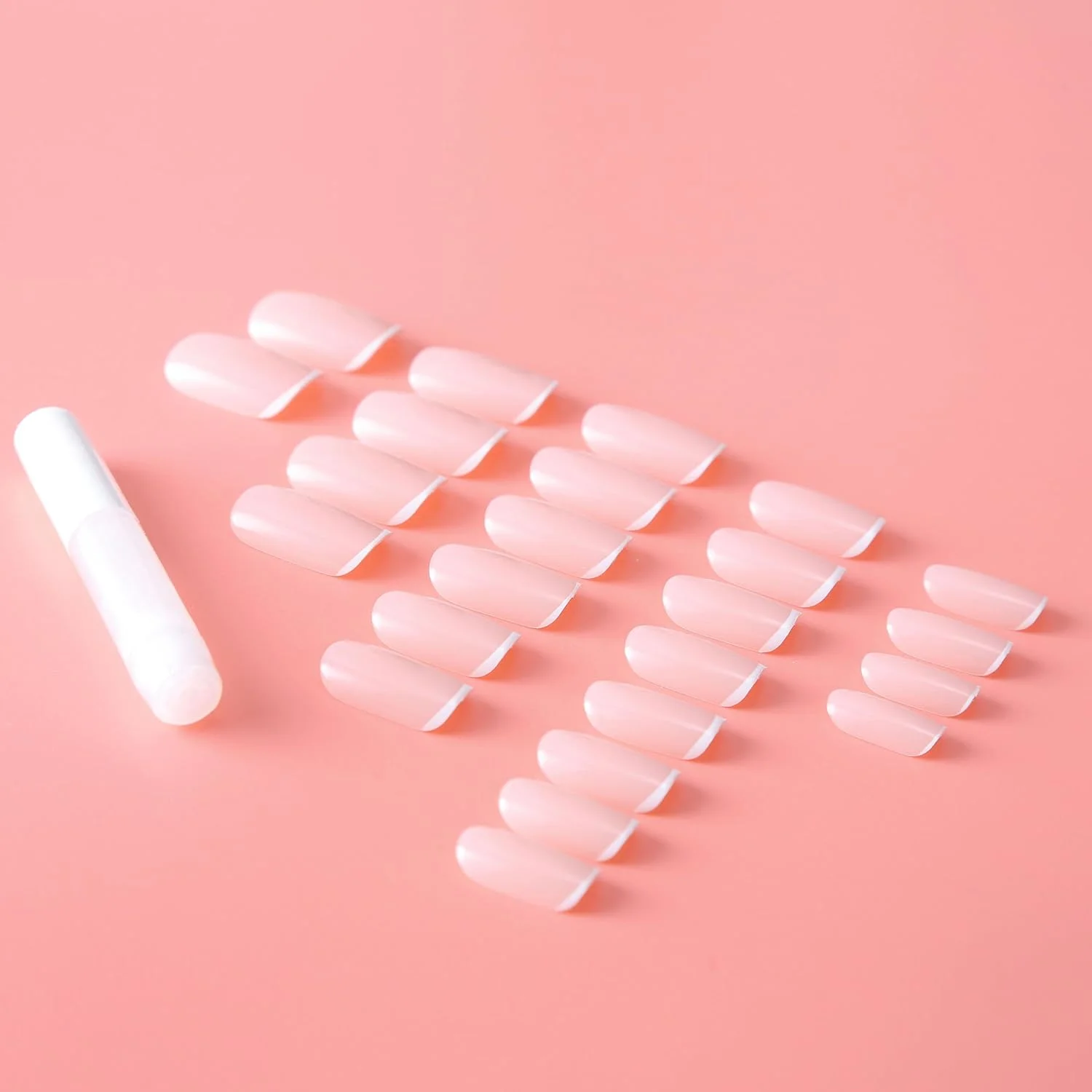 ناخن مصنوعی پرکین ۲۴ عددی در ۱۲ سایز به همراه چسب ناخن