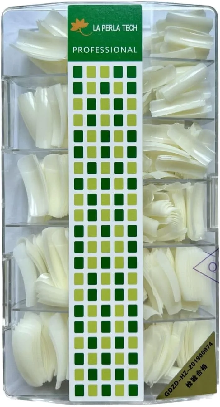 ۵۰۰ عدد تیپ ناخن مصنوعی پوشش کامل حرفه ای