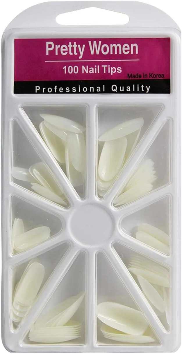 ناخن مصنوعی Pretty Woman مدل A-100N/TR-15، ساخت کره (100 عدد)