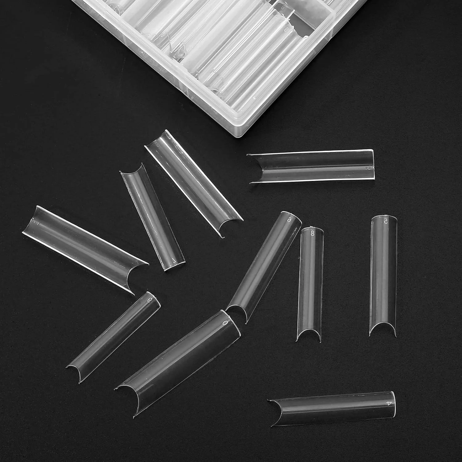 ۲۰۰ عدد تیپ ناخن اکریلیک شفاف، تیپ ناخن مربعی صاف فوق العاده بلند، پوشش کامل منحنی C، ناخن های مصنوعی اکریلیک، تیپ ناخن مصنوعی برای سالن ها و هنر ناخن DIY ۲۰۰ عدد تیپ ناخن اکریلیک شفاف، تیپ ناخن مربعی صاف فوق العاده بلند، پوشش کامل منحنی C، ناخن های مصنوعی اکریلیک، تیپ ناخن مصنوعی برای سالن ها و هنر ناخن DIY