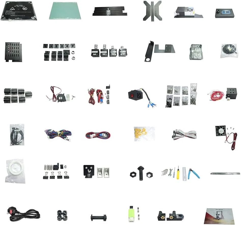 پرینتر سه بعدی DIY مدل Anet A8 Plus ارتقا یافته با دقت بالا، خود مونتاژ، اندازه چاپ بزرگ 300 * 300 * 350 میلی متر، قاب آلیاژ آلومینیوم، صفحه کنترل LCD متحرک، مادربرد با حفاظت در برابر جریان اضافه