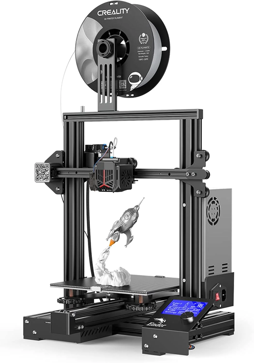 پرینتر سه بعدی رومیزی Irovami Creality Ender-3 Neo FDM با ابعاد ساخت 220*220*250 میلیمتر، اکسترودر تمام فلزی، صفحه شیشهای کربوراندوم با قابلیت تراز خودکار CR Touch و قابلیت ادامه چاپ پرینتر سه بعدی رومیزی Irovami Creality Ender-3 Neo FDM با ابعاد ساخت 220*220*250 میلیمتر، اکسترودر تمام فلزی، صفحه شیشهای کربوراندوم با قابلیت تراز خودکار CR Touch و قابلیت ادامه چاپ