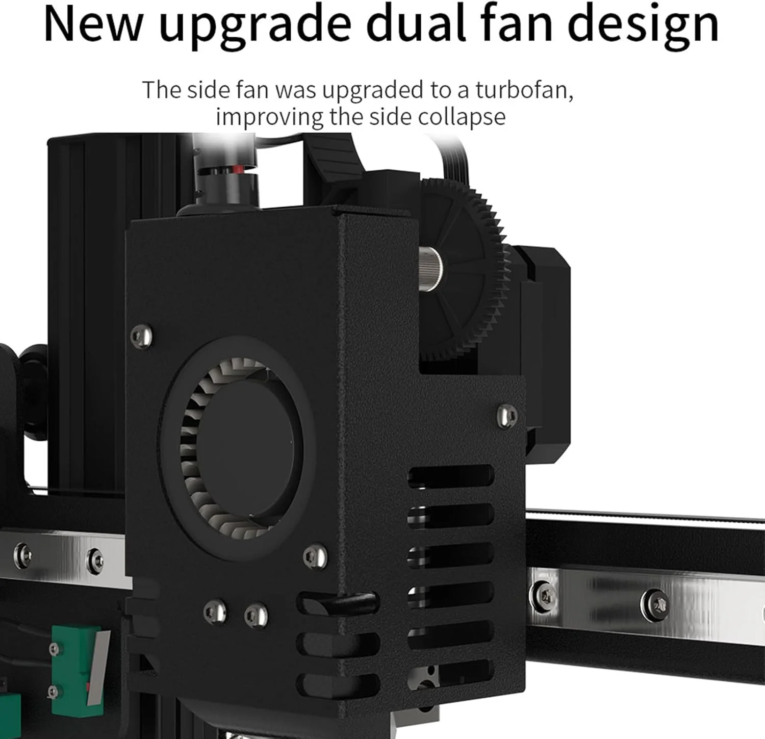 دستگاه چاپ سه بعدی Irovami KP3S FDM با دقت بالا، اکسترودر درایو مستقیم، ریل راهنمای دوگانه، درایور استپر فوق العاده بی صدا TMC2225، صفحه لمسی LCD 2.4 اینچی ارتقا یافته، اندازه چاپ 180x180x180 میلی متر