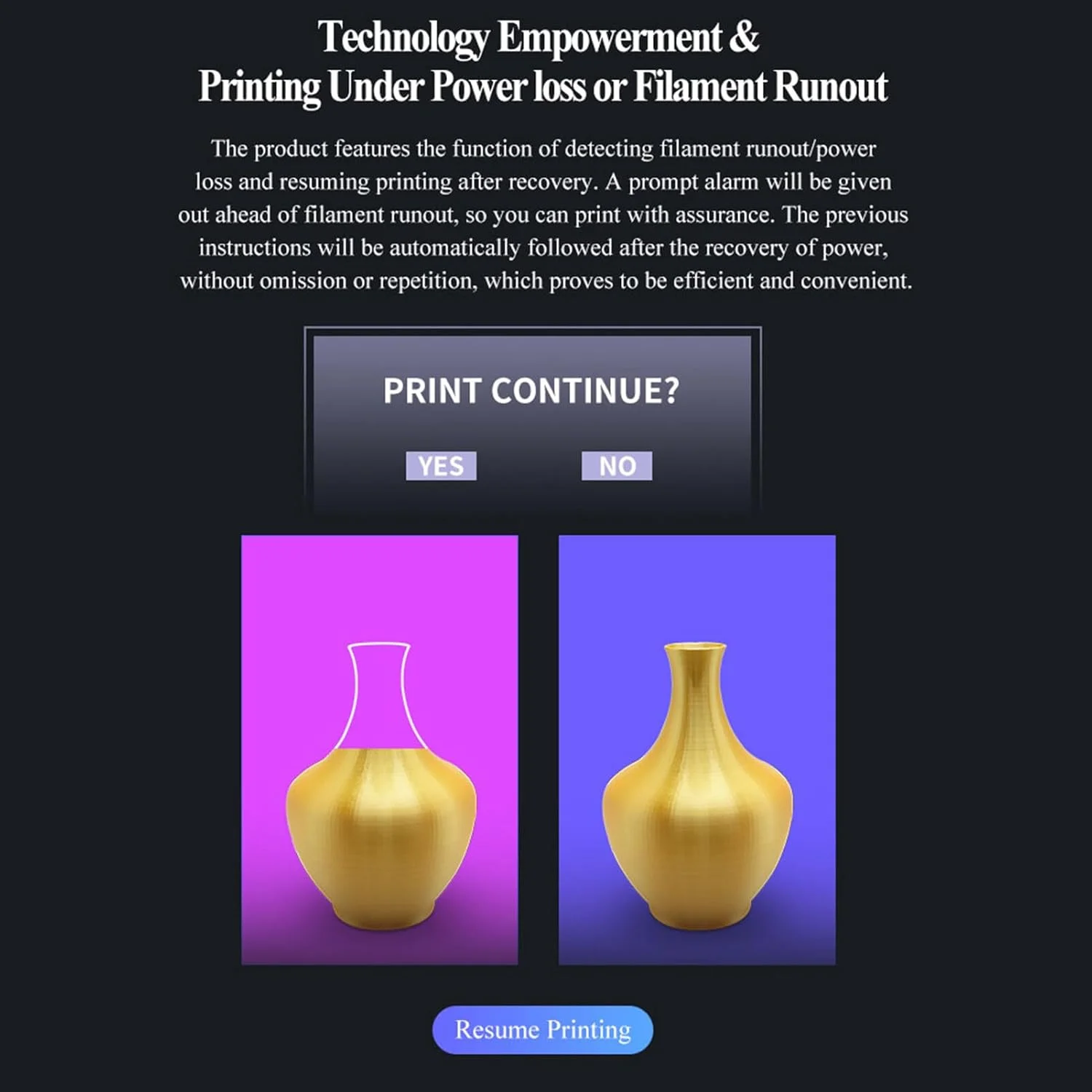 چاپگر سه بعدی Irovami Genius Pro با ابعاد چاپ 220x220x250 میلیمتر، صفحه لمسی 2.8 اینچی، پلتفرم شیشهای حرارت دیده، پشتیبانی از تشخیص اتمام فیلامنت، قابلیت ادامه چاپ پس از قطع برق، تراز خودکار و فوقالعاده کم صدا چاپگر سه بعدی Irovami Genius Pro با ابعاد چاپ 220x220x250 میلیمتر، صفحه لمسی 2.8 اینچی، پلتفرم شیشهای حرارت دیده، پشتیبانی از تشخیص اتمام فیلامنت، قابلیت ادامه چاپ پس از قطع برق، تراز خودکار و فوقالعاده کم صدا