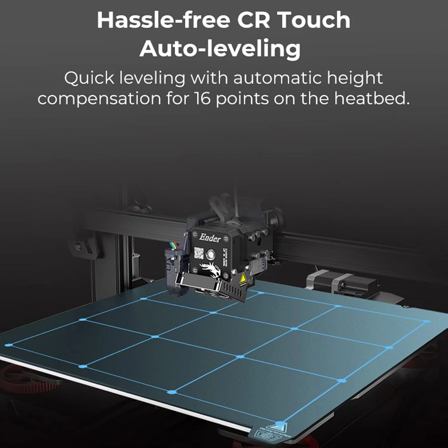 پرینتر سه بعدی رومیزی Irovami Ender-3 S1 Plus FDM با اکسترودر تمام فلزی Sprite، ابعاد ساخت 300x300x300 میلی متر، صفحه چاپ فولادی فنری PC، CR Touch اتوماتیک پرینتر سه بعدی رومیزی Irovami Ender-3 S1 Plus FDM با اکسترودر تمام فلزی Sprite، ابعاد ساخت 300x300x300 میلی متر، صفحه چاپ فولادی فنری PC، CR Touch اتوماتیک