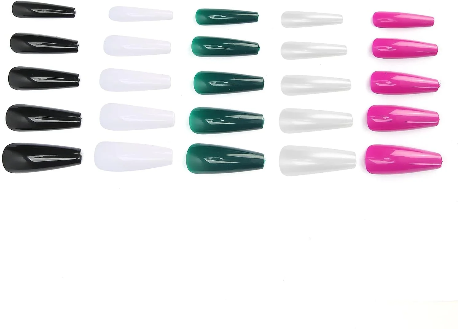 ۱۰۰ عدد ناخن مصنوعی بالرینی، نوک ناخن مصنوعی پوشش کامل بلند، مناسب برای طراحی ناخن در خانه و سالن، در ۱۰ سایز مختلف، رنگ (۱۱) ۱۰۰ عدد ناخن مصنوعی بالرینی، نوک ناخن مصنوعی پوشش کامل بلند، مناسب برای طراحی ناخن در خانه و سالن، در ۱۰ سایز مختلف، رنگ (۱۱)