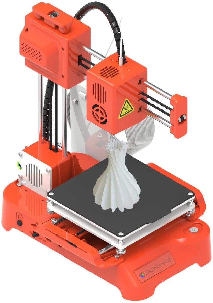 پرینتر سه بعدی، پرینترهای سه بعدی با سرعت بالا 40 میلی متر بر ثانیه با نازل دمای بالای 230 درجه، اکسترودر درایو مستقیم، صفحه تراز خودکار، اندازه چاپ 4X4X4 اینچ