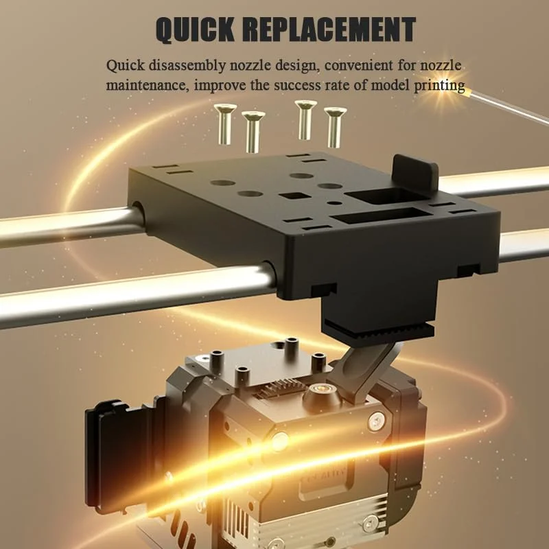 مینی پرینتر سه بعدی، تراز خودکار، پرینتر سه بعدی DIY برای مبتدیان، قطر مواد مصرفی 1.75 میلی متر با نازل دمای بالا 250 درجه، اکسترودر درایو مستقیم، اندازه چاپ 6.8 * 6.8 * 6.4 اینچ مینی پرینتر سه بعدی، تراز خودکار، پرینتر سه بعدی DIY برای مبتدیان، قطر مواد مصرفی 1.75 میلی متر با نازل دمای بالا 250 درجه، اکسترودر درایو مستقیم، اندازه چاپ 6.8 * 6.8 * 6.4 اینچ