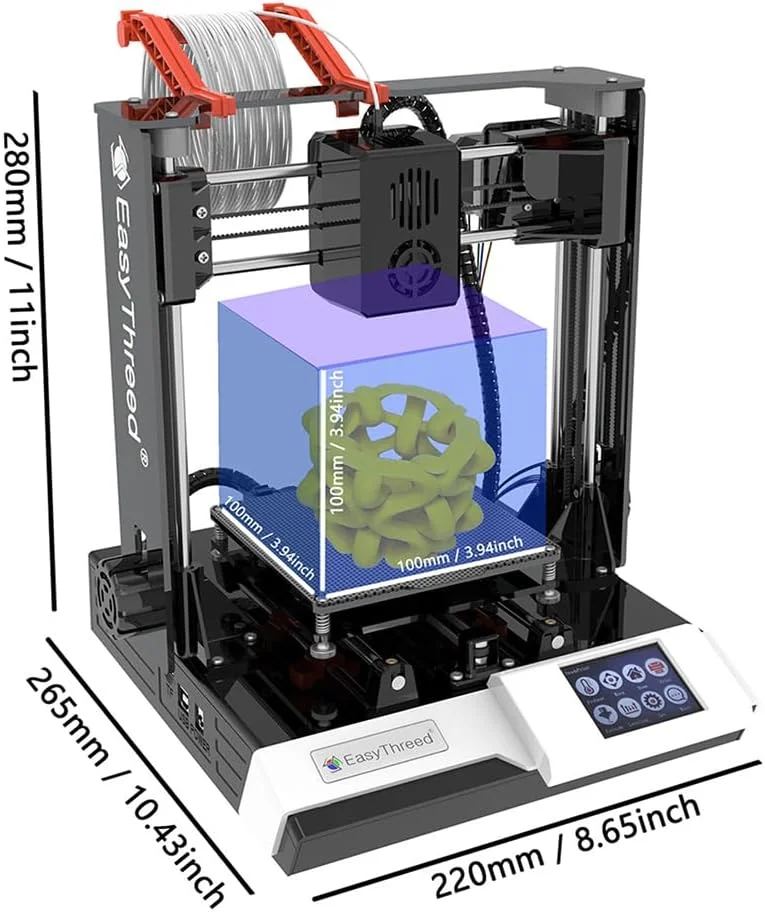 دستگاه چاپ سه بعدی رومیزی لابیموس K6 پلاس FDM با ابعاد چاپ 150x150x150 میلیمتر، پلتفرم جداشدنی با کنترل لمسی، چاپ با کارت TF/ اتصال USB برای مبتدیان دستگاه چاپ سه بعدی رومیزی لابیموس K6 پلاس FDM با ابعاد چاپ 150x150x150 میلیمتر، پلتفرم جداشدنی با کنترل لمسی، چاپ با کارت TF/ اتصال USB برای مبتدیان