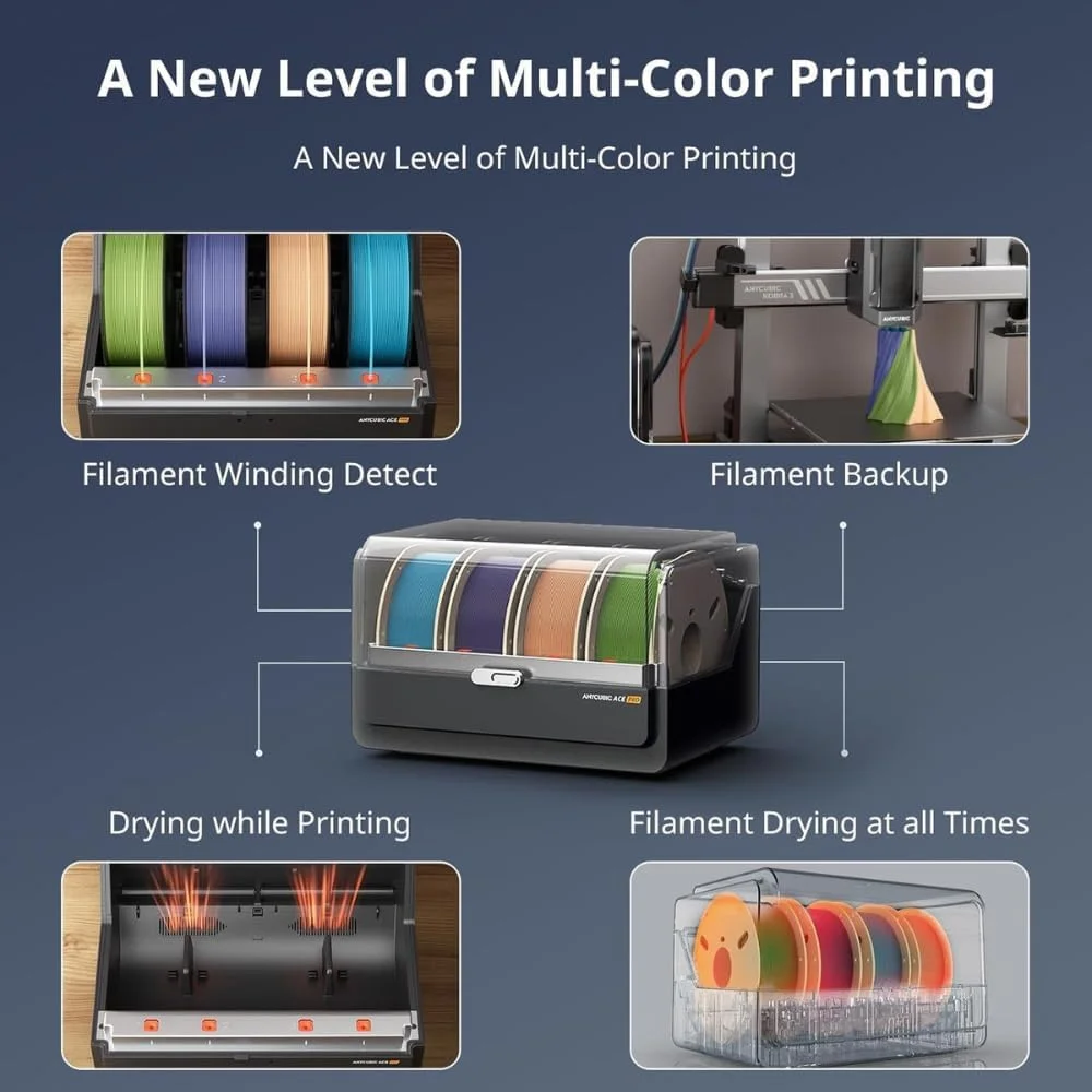 دستگاه چاپ سه بعدی 3IDEA مدل Kobra 3 Combo، چاپگر سه بعدی چند رنگ تا 4 رنگ رنگین کمانی خیره کننده، تشخیص گرفتگی نازل، چاپ خشک و پشتیبان گیری فیلامنت، حداکثر سرعت بالا 600 میلی متر بر ثانیه، اندازه 250x250x260 میلی متر دستگاه چاپ سه بعدی 3IDEA مدل Kobra 3 Combo، چاپگر سه بعدی چند رنگ تا 4 رنگ رنگین کمانی خیره کننده، تشخیص گرفتگی نازل، چاپ خشک و پشتیبان گیری فیلامنت، حداکثر سرعت بالا 600 میلی متر بر ثانیه، اندازه 250x250x260 میلی متر