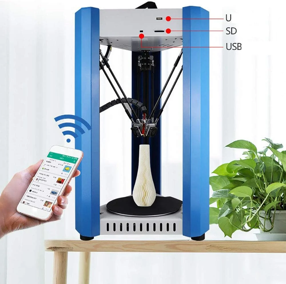 پرینتر سه بعدی با صفحه لمسی، پرینتر سه بعدی رومیزی پلاستیکی، پلتفرم مغناطیسی پرینتر سه بعدی سریع، نرم افزار برش هوشمند سه بعدی نازل آلیاژی با دقت بالا