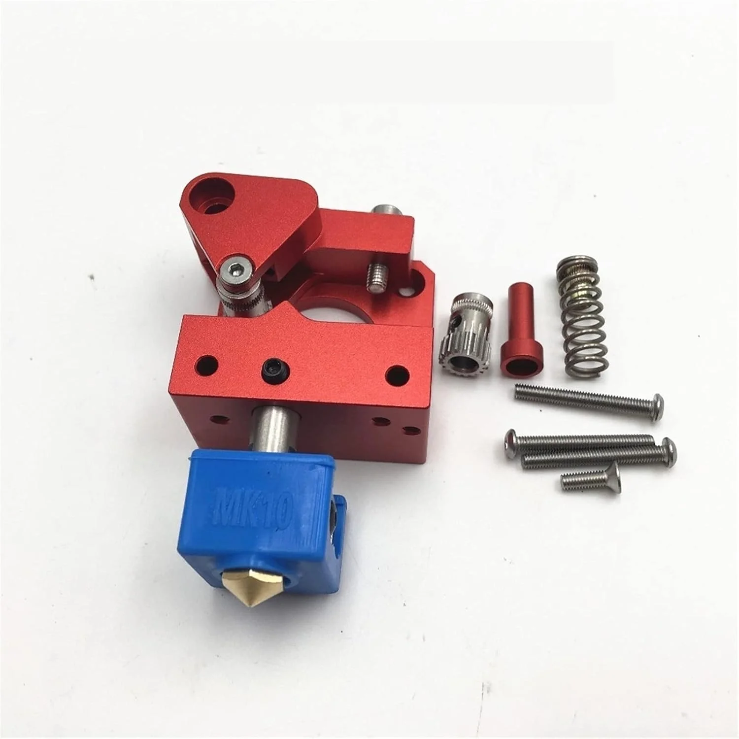 اکسترودر دنده دوبل آلومینیومی ارتقا یافته پرینتر سه بعدی AnetA8/wanhao/Monoprice i3 + لوازم جانبی پرینت سه بعدی MK10 (سایز: MK10)