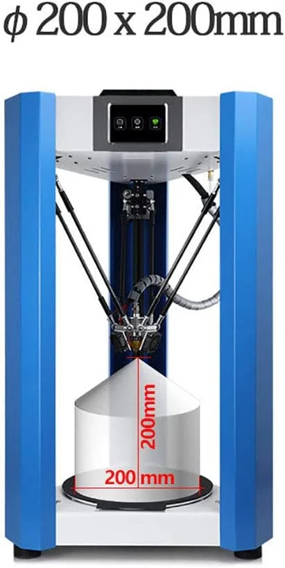 پرینتر سه بعدی با صفحه لمسی، پرینتر سه بعدی رومیزی پلاستیکی، پلتفرم مغناطیسی پرینتر سه بعدی سریع، نرم افزار برش هوشمند سه بعدی نازل آلیاژی با دقت بالا