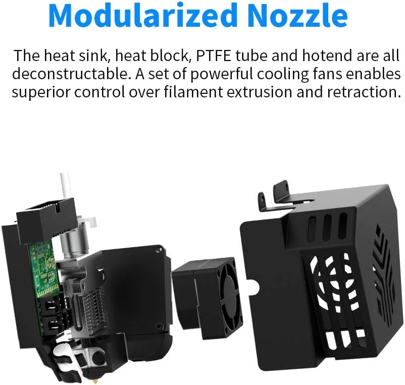 پرینتر سه بعدی Cr-6 Se با مادربرد سایلنت 32 بیتی، تراز خودکار بستر، اکسترودر ارتقا یافته و حجم ساخت 235x235x250mm - جدیدترین مدل 2021