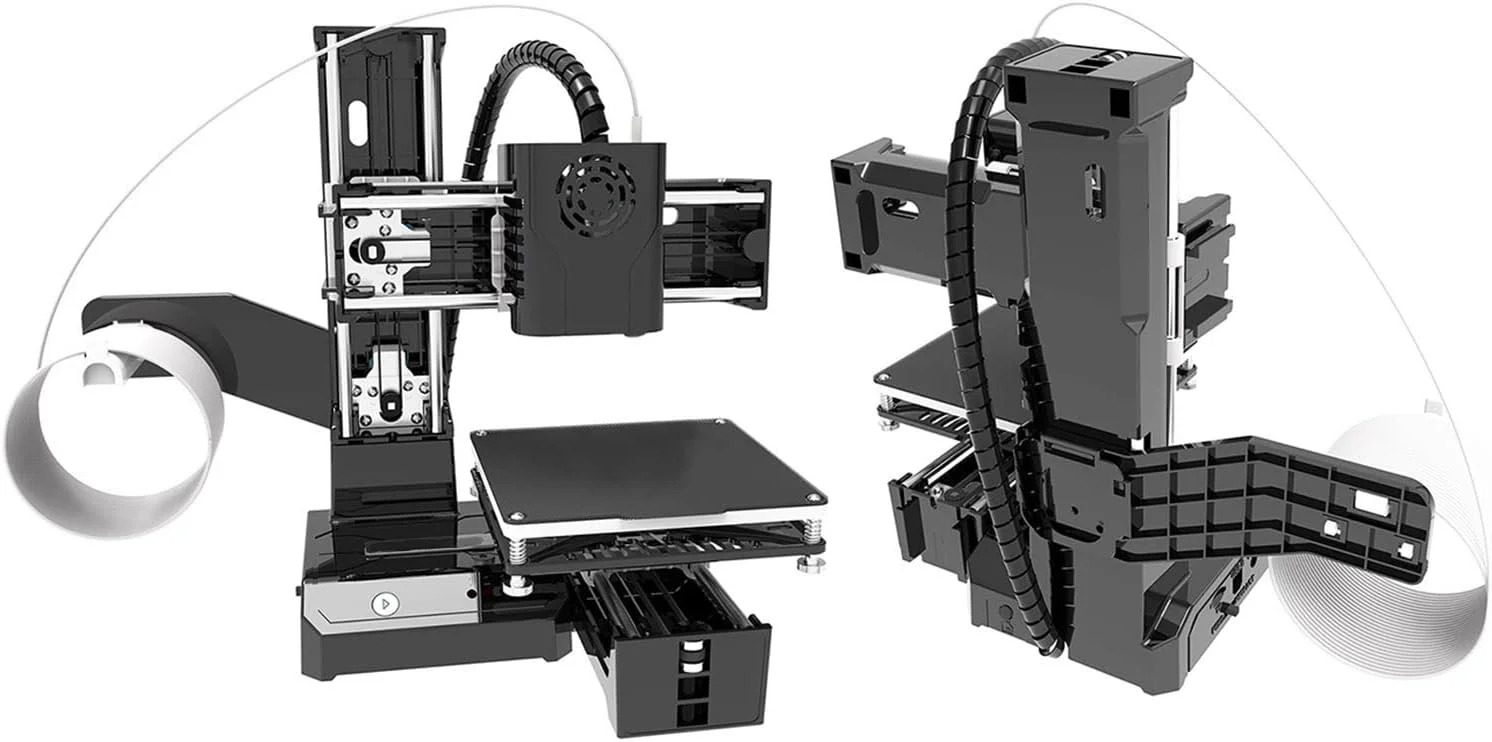 کیت پرینتر سه بعدی کوچک، کارکرد آسان، پرینتر سه بعدی مینی برای مبتدیان و کودکان (دوشاخه UK)
