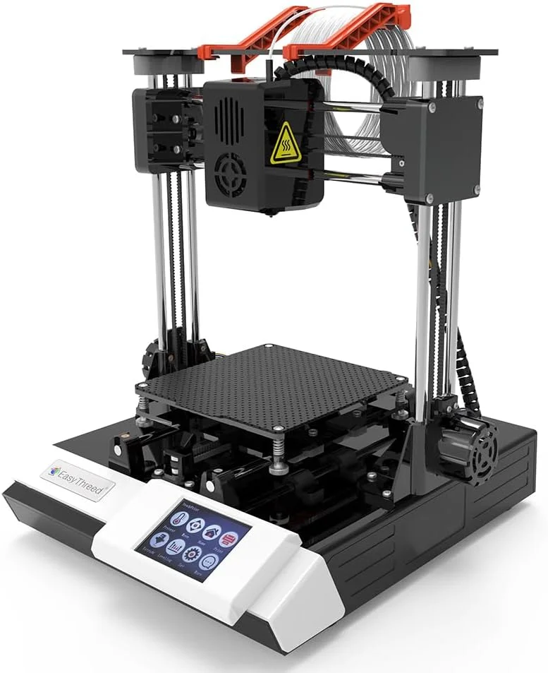 دستگاه چاپ سه بعدی K6 FDM، ابعاد چاپ 150x150x150 میلی‌متر، پلتفرم جداشدنی با صفحه لمسی 2.4 اینچی، چاپ با کارت TF و اتصال USB، مناسب برای مبتدیان