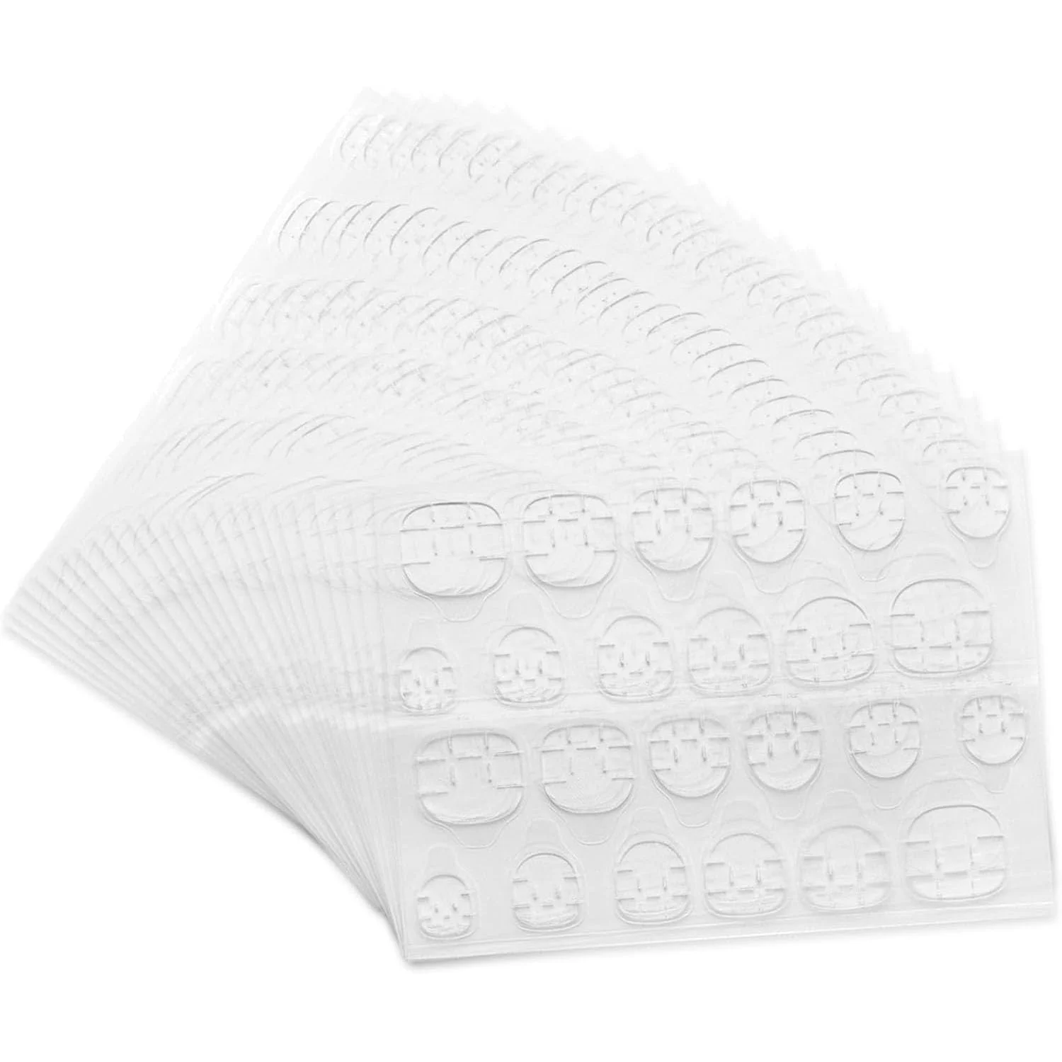 ۵۰ برگه (۱٢۰۰ عدد) برچسب چسبی برای ناخن مصنوعی، استیکرهای چسب ناخن دو طرفه برای ناخن های فشاری، برچسب های چسبنده شفاف و انعطاف پذیر برای مانیکور ۵۰ برگه (۱٢۰۰ عدد) برچسب چسبی برای ناخن مصنوعی، استیکرهای چسب ناخن دو طرفه برای ناخن های فشاری، برچسب های چسبنده شفاف و انعطاف پذیر برای مانیکور