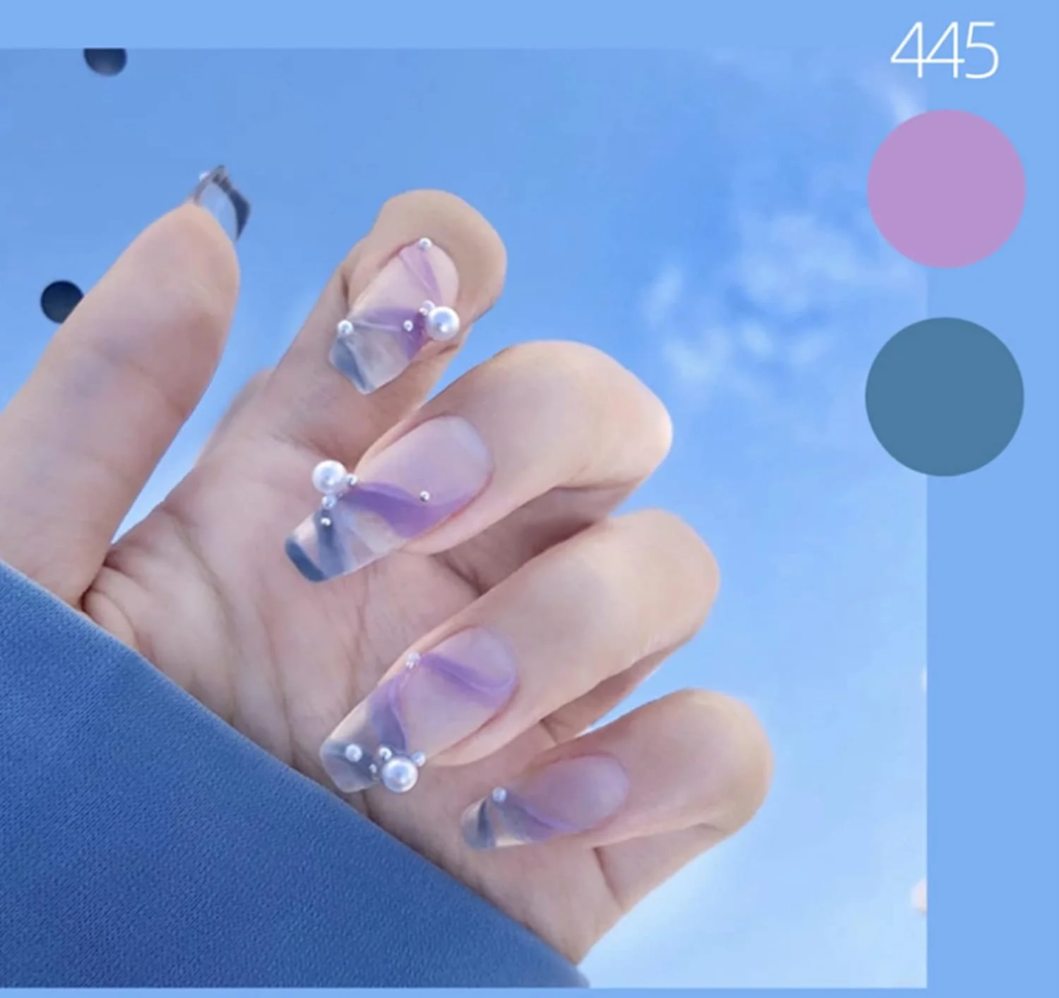 ناخن مصنوعی 24 عددی ELECDON، نوک فرانسوی قد متوسط، ناخن های مصنوعی سه بعدی تابوتی پوشش کامل، نکات اکستنشن برای سالن های زنانه و دخترانه، استیکرها و برچسب های طراحی ناخن، لوازم جانبی طراحی ناخن DIY (مروارید) ناخن مصنوعی 24 عددی ELECDON، نوک فرانسوی قد متوسط، ناخن های مصنوعی سه بعدی تابوتی پوشش کامل، نکات اکستنشن برای سالن های زنانه و دخترانه، استیکرها و برچسب های طراحی ناخن، لوازم جانبی طراحی ناخن DIY (مروارید)