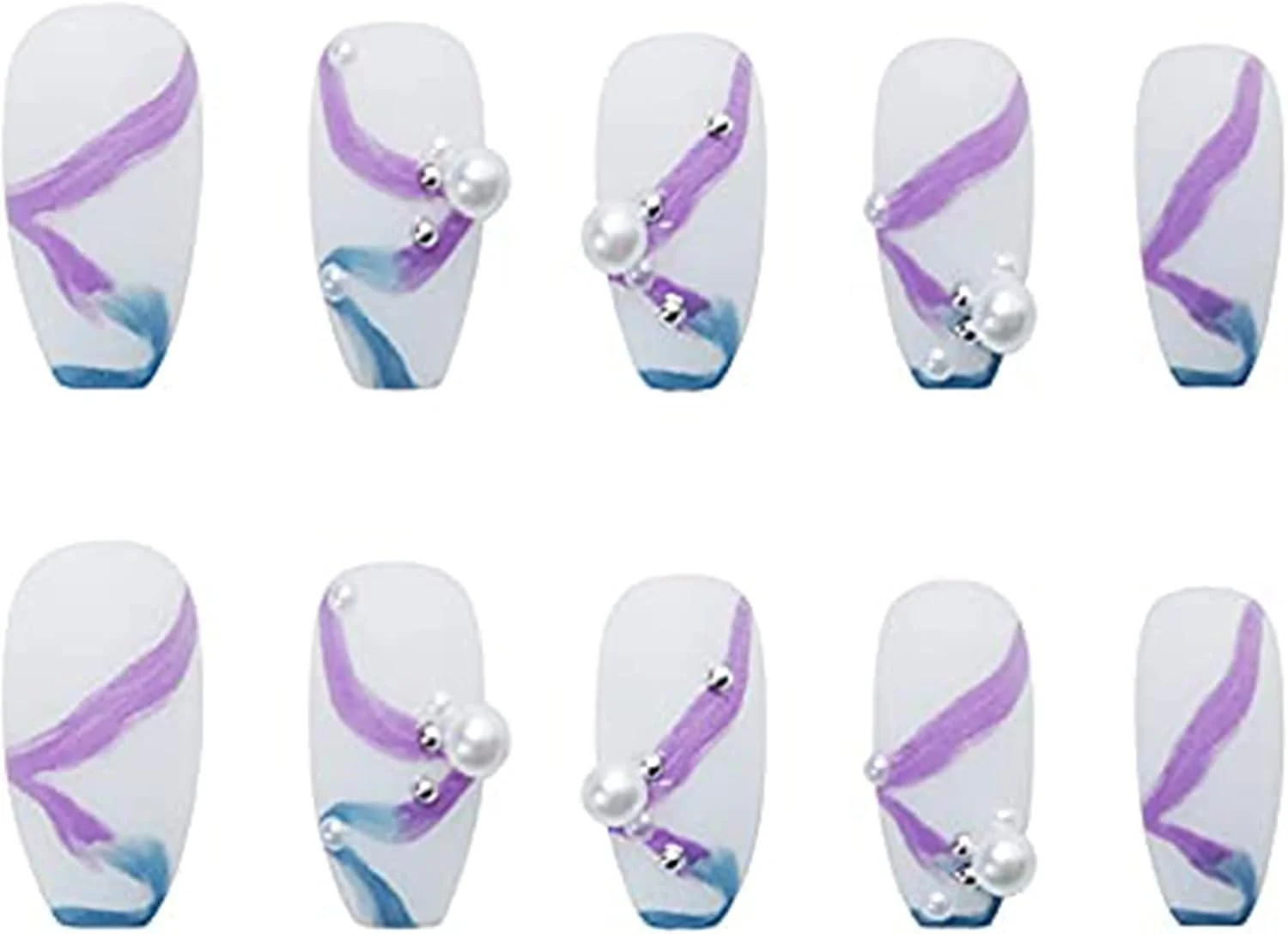 ناخن مصنوعی 24 عددی ELECDON، نوک فرانسوی قد متوسط، ناخن های مصنوعی سه بعدی تابوتی پوشش کامل، نکات اکستنشن برای سالن های زنانه و دخترانه، استیکرها و برچسب های طراحی ناخن، لوازم جانبی طراحی ناخن DIY (مروارید) ناخن مصنوعی 24 عددی ELECDON، نوک فرانسوی قد متوسط، ناخن های مصنوعی سه بعدی تابوتی پوشش کامل، نکات اکستنشن برای سالن های زنانه و دخترانه، استیکرها و برچسب های طراحی ناخن، لوازم جانبی طراحی ناخن DIY (مروارید)