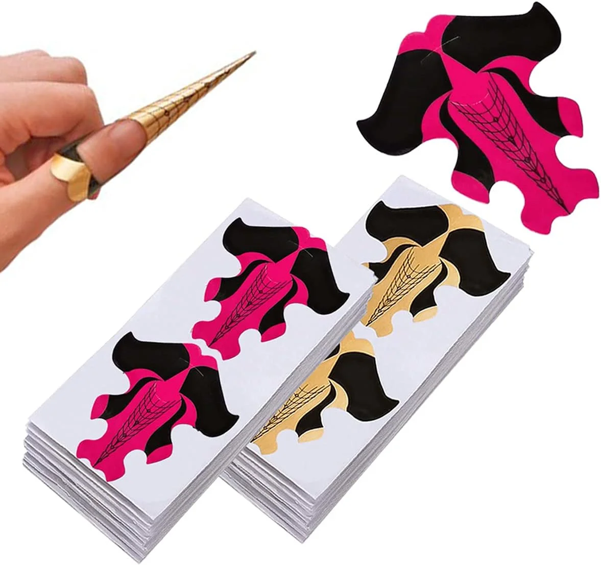 200 عدد فرم اکستنشن ناخن Tenaci، ابزار DIY برای اکستنشن ناخن، استیکر طراحی ناخن آکریلیک، استیکر راهنمای فرم ناخن 200 عدد فرم اکستنشن ناخن Tenaci، ابزار DIY برای اکستنشن ناخن، استیکر طراحی ناخن آکریلیک، استیکر راهنمای فرم ناخن