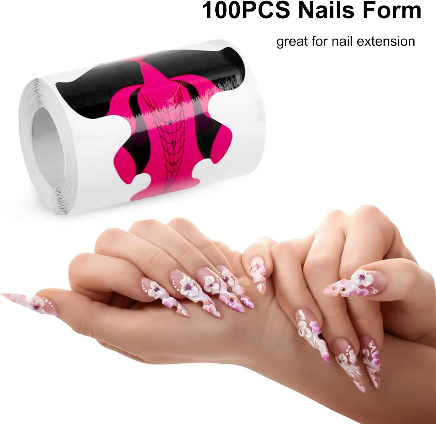 فاوونو 100 عدد فرم ناخن، راهنمای نوک طراحی ناخن، برچسب چسبی ضد گرد و غبار، کاغذ اکستنشن فرم ناخن، ابزار ناخن فاوونو 100 عدد فرم ناخن، راهنمای نوک طراحی ناخن، برچسب چسبی ضد گرد و غبار، کاغذ اکستنشن فرم ناخن، ابزار ناخن