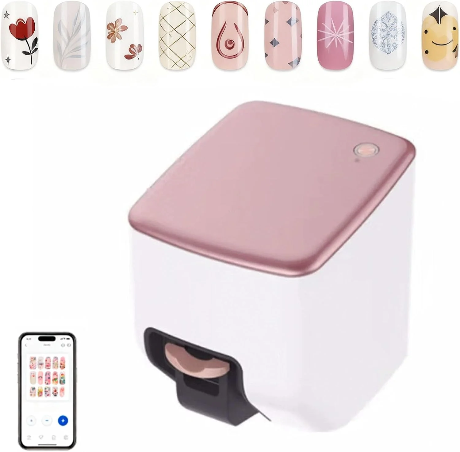 دستگاه چاپ ناخن سه بعدی دیجیتال موبایل، دستگاه چاپ رنگ هنر ناخن قابل حمل DIY، طراحی 10 ثانیه ای، تجهیزات چاپ اتوماتیک هوشمند مانیکوریست، ابزار سالن خانگی دستگاه چاپ ناخن سه بعدی دیجیتال موبایل، دستگاه چاپ رنگ هنر ناخن قابل حمل DIY، طراحی 10 ثانیه ای، تجهیزات چاپ اتوماتیک هوشمند مانیکوریست، ابزار سالن خانگی