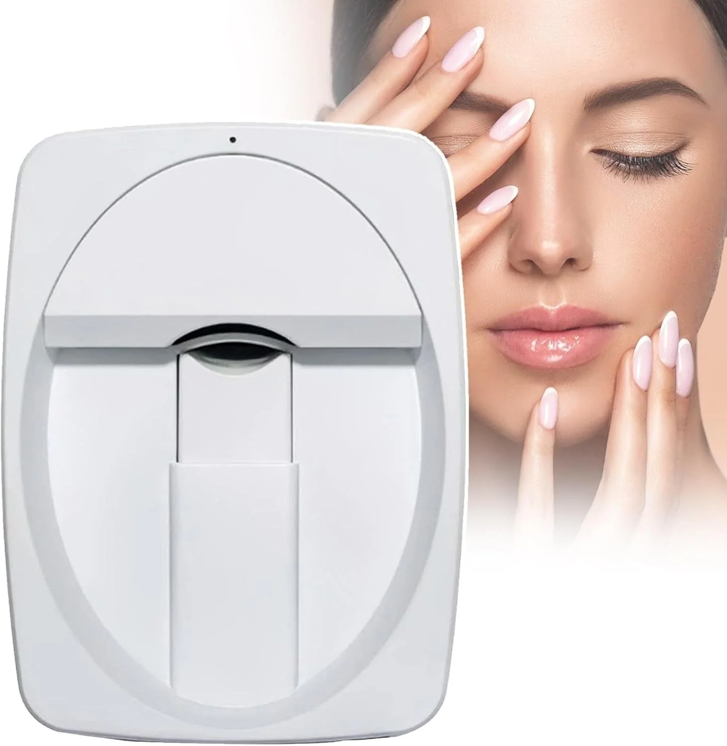 دستگاه چاپ طرح ناخن، دستگاه طراحی ناخن با لامپ خشک کننده ناخن، ابزار چند منظوره طراحی ناخن، رزگلد، سفید دستگاه چاپ طرح ناخن، دستگاه طراحی ناخن با لامپ خشک کننده ناخن، ابزار چند منظوره طراحی ناخن، رزگلد، سفید