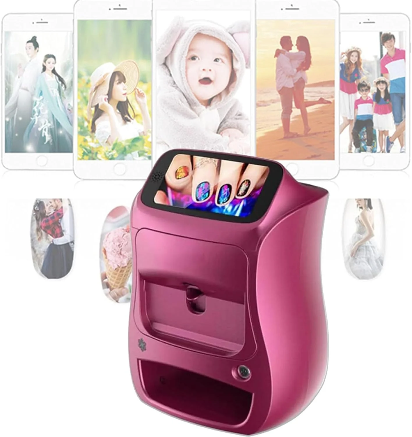 دستگاه چاپ ناخن، دستگاه طراحی ناخن، دستگاه هوشمند اتوماتیک سه بعدی ناخن، دستگاه چاپگر دیجیتال موبایل طراحی ناخن با صفحه نمایش لمسی، طراحی در 10 ثانیه، برای استفاده خانگی و سالن های ناخن دستگاه چاپ ناخن، دستگاه طراحی ناخن، دستگاه هوشمند اتوماتیک سه بعدی ناخن، دستگاه چاپگر دیجیتال موبایل طراحی ناخن با صفحه نمایش لمسی، طراحی در 10 ثانیه، برای استفاده خانگی و سالن های ناخن