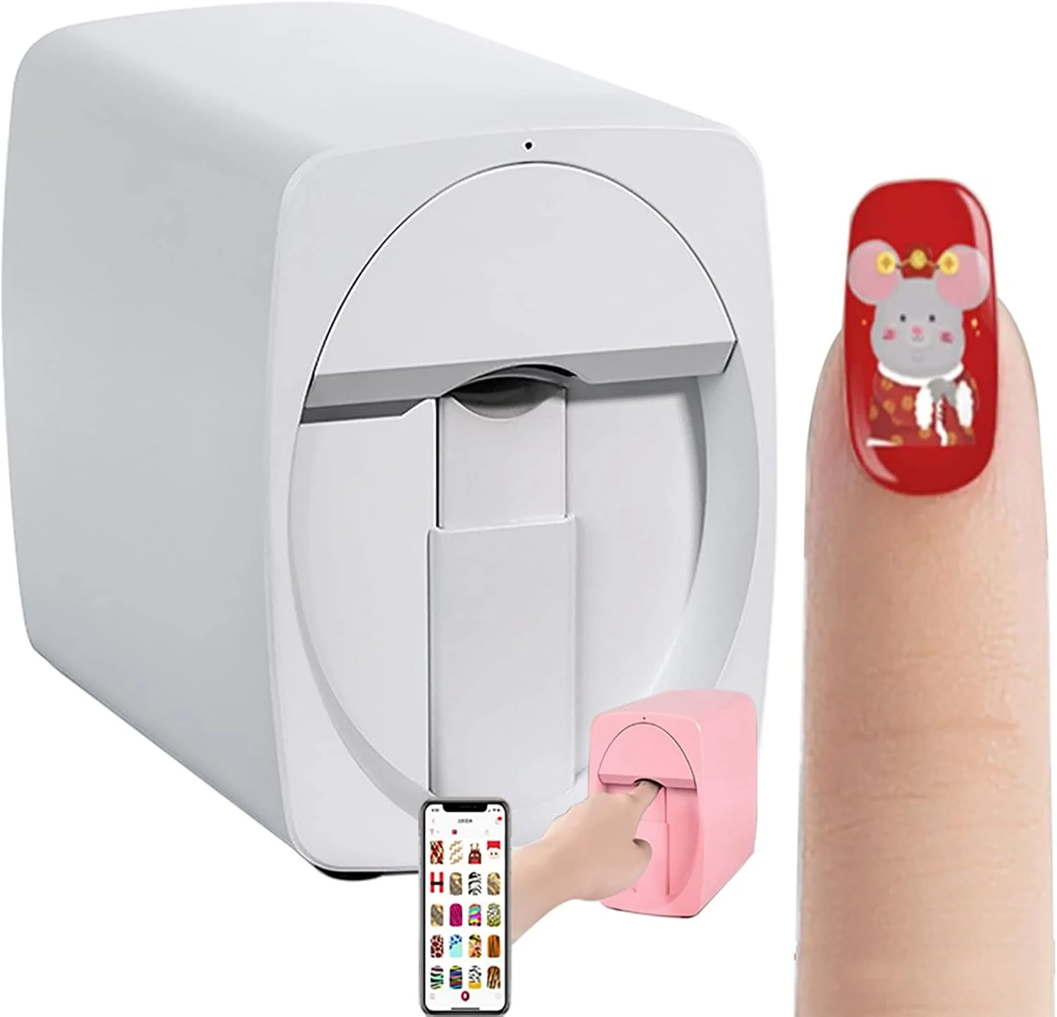 دستگاه سه بعدی تمام اتوماتیک مناسب خانه های کوچک، اتصال به اپلیکیشن موبایل/دستگاه های چاپگر، پشتیبانی از وای فای/DIY/USB، هنر طراحی ناخن قابل حمل، زرد (رنگ: سفید) دستگاه سه بعدی تمام اتوماتیک مناسب خانه های کوچک، اتصال به اپلیکیشن موبایل/دستگاه های چاپگر، پشتیبانی از وای فای/DIY/USB، هنر طراحی ناخن قابل حمل، زرد (رنگ: سفید)